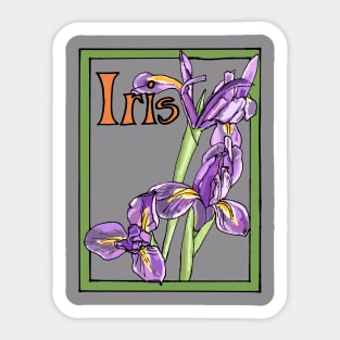 Iris Sticker